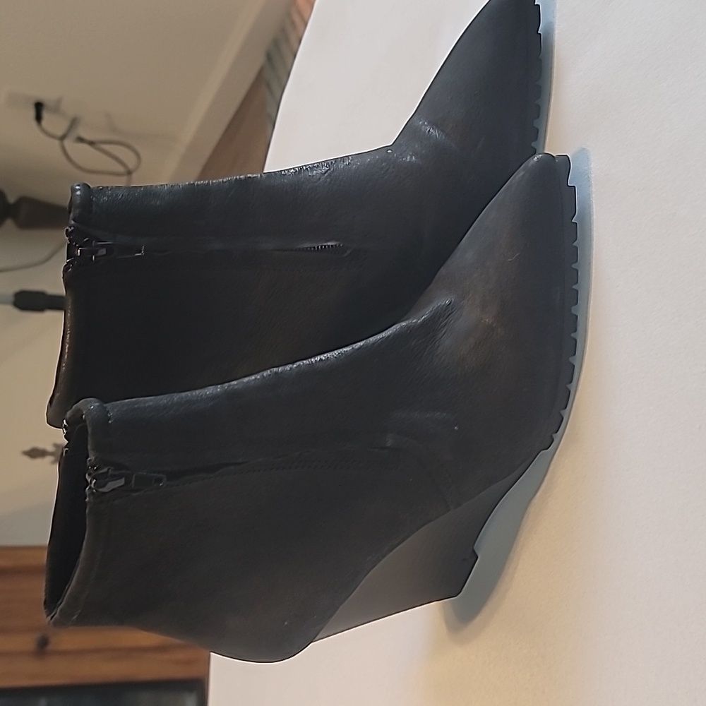 Black ankle boots